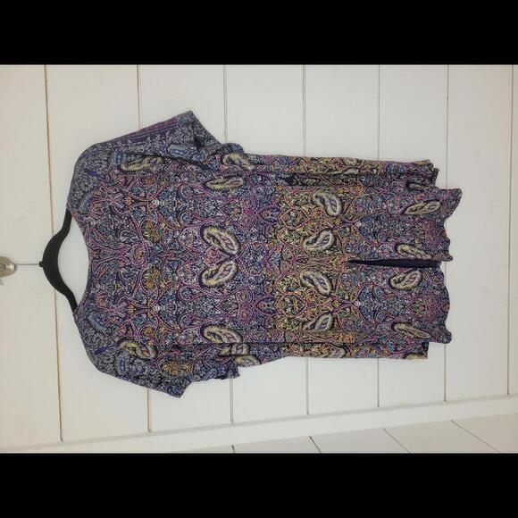 LUCKY BRAND 2XL navy multicolor t shirt - Picture 2 of 6